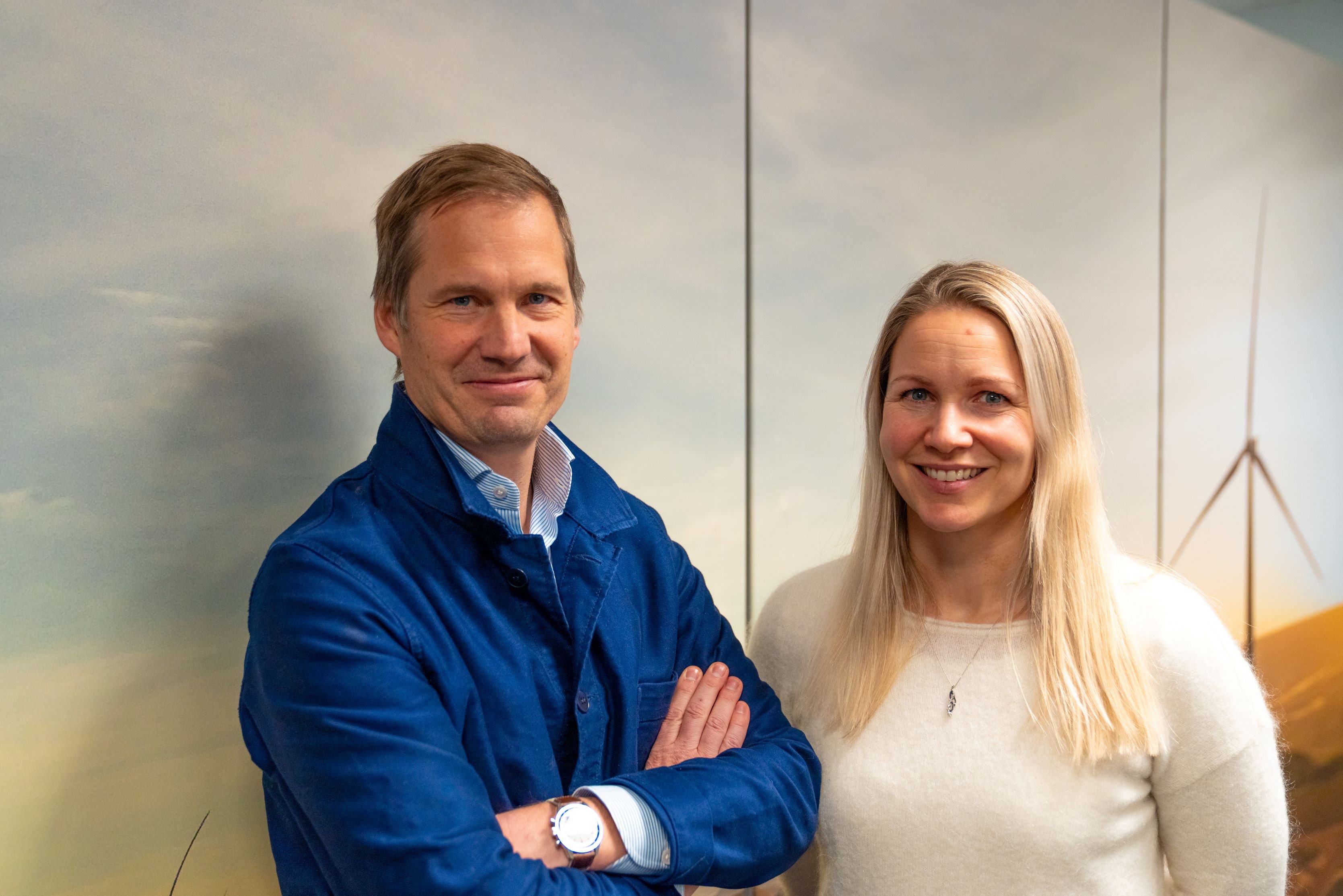 a man and woman posing for a picture
