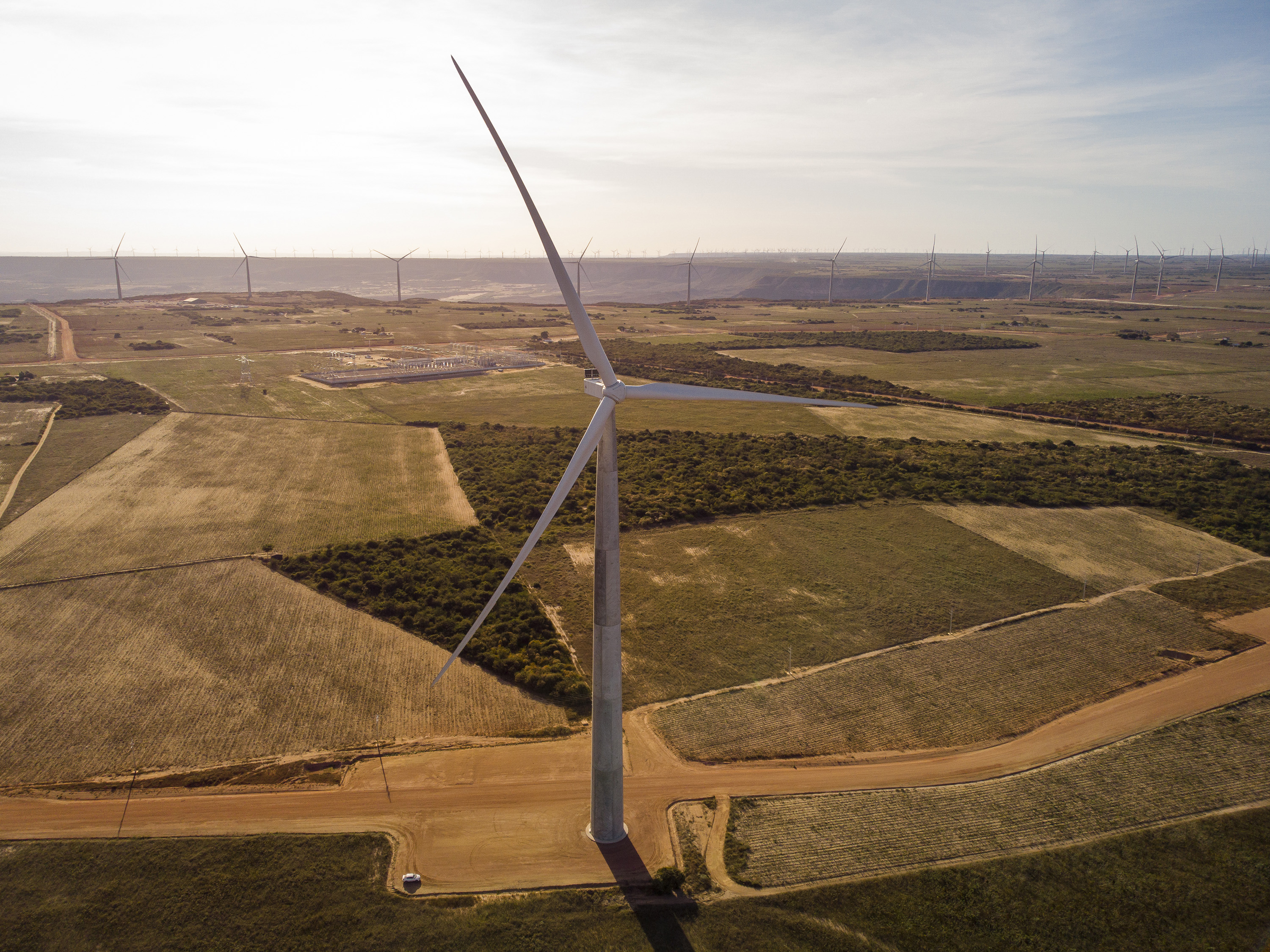 a windmill in a field