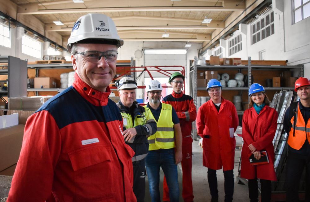 People involved in the energy efficiency project at Vigelands Brug 
