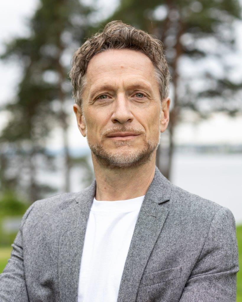 a man in a grey suit